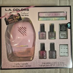L.A. Colors Nail Dryer and Polish Set